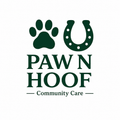 Paw N Hoof Community Care donation badge