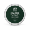 Paw N Hoof Daily Shield Paw and Nose Balm for dogs, 100 g silver aluminium tin with a dark green lid label, closed, viewed from above on a plain white background