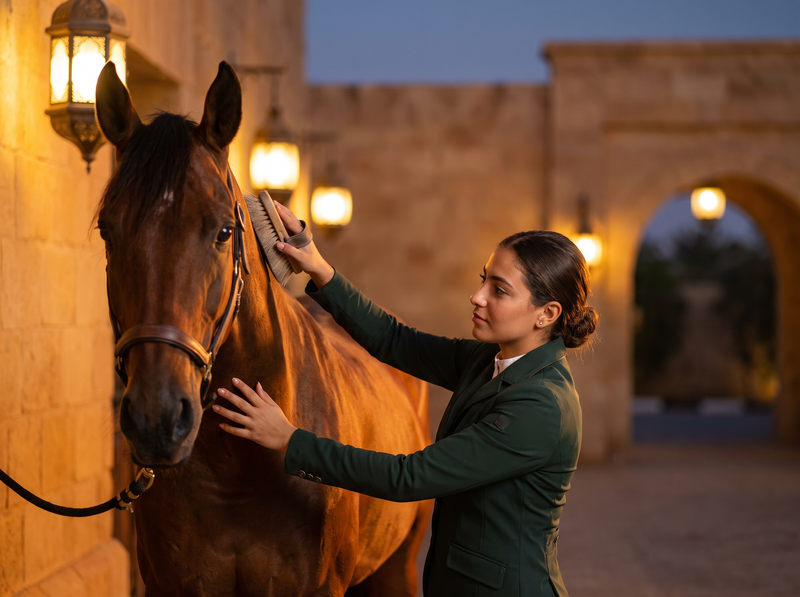 عناية الخيول