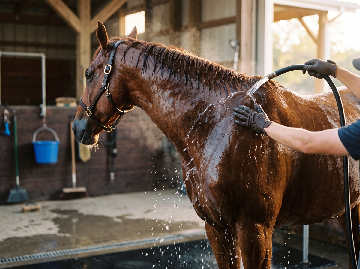 Your horse's skin is nothing like yours.