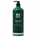 Paw N Hoof Stable Silk 1 litre dark green pump bottle on a plain white background, label reading Equine 2-in-1 Ritual Lavender, Pro Shampoo and Conditioning Wash for horses